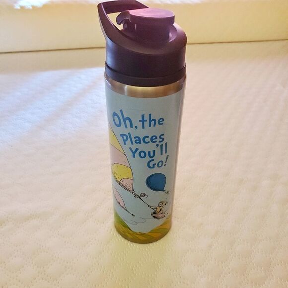 Dr. SEUSS  " OH The Places You'll Go" Water Bottle - Picture 4 of 8